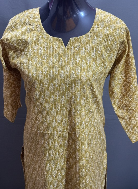 Cotton Long Slitted Top - BB545