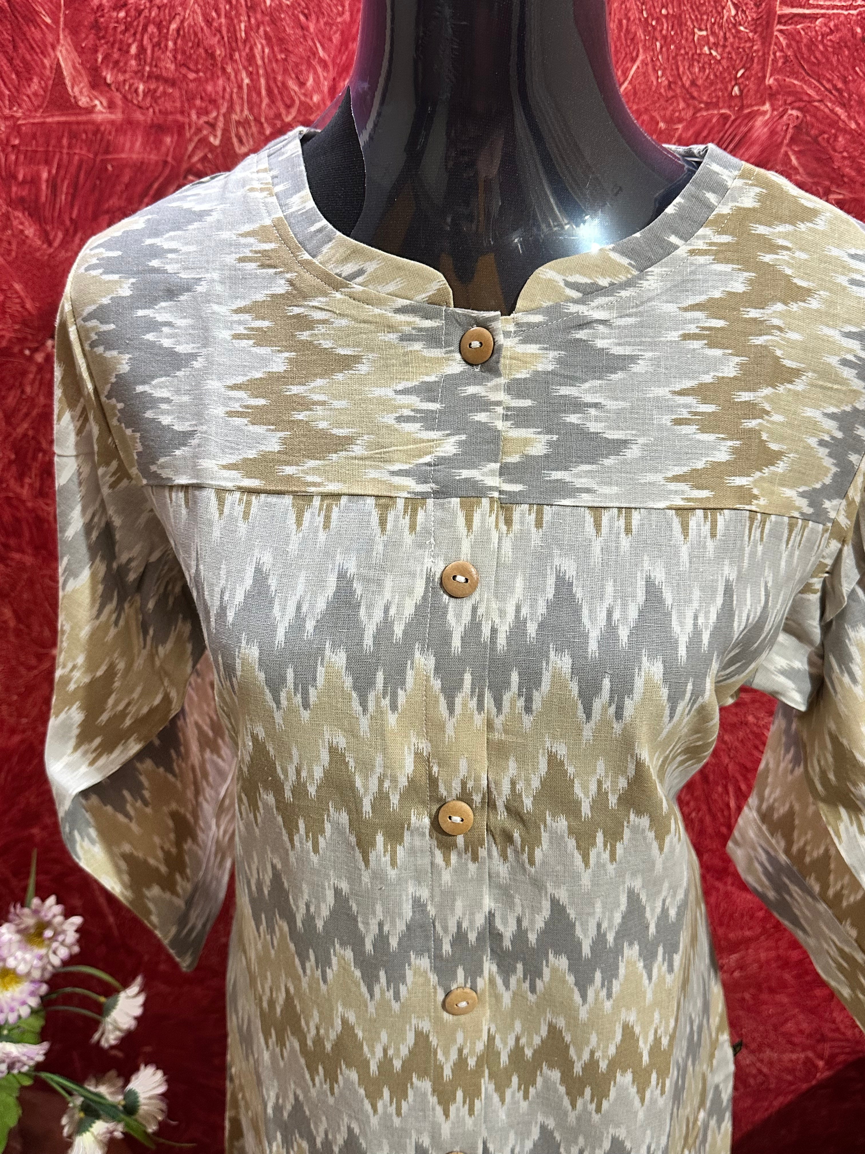 PURE COTTON A LINE KURTI