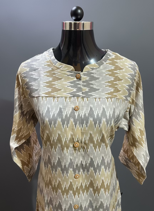 PURE COTTON A LINE KURTI