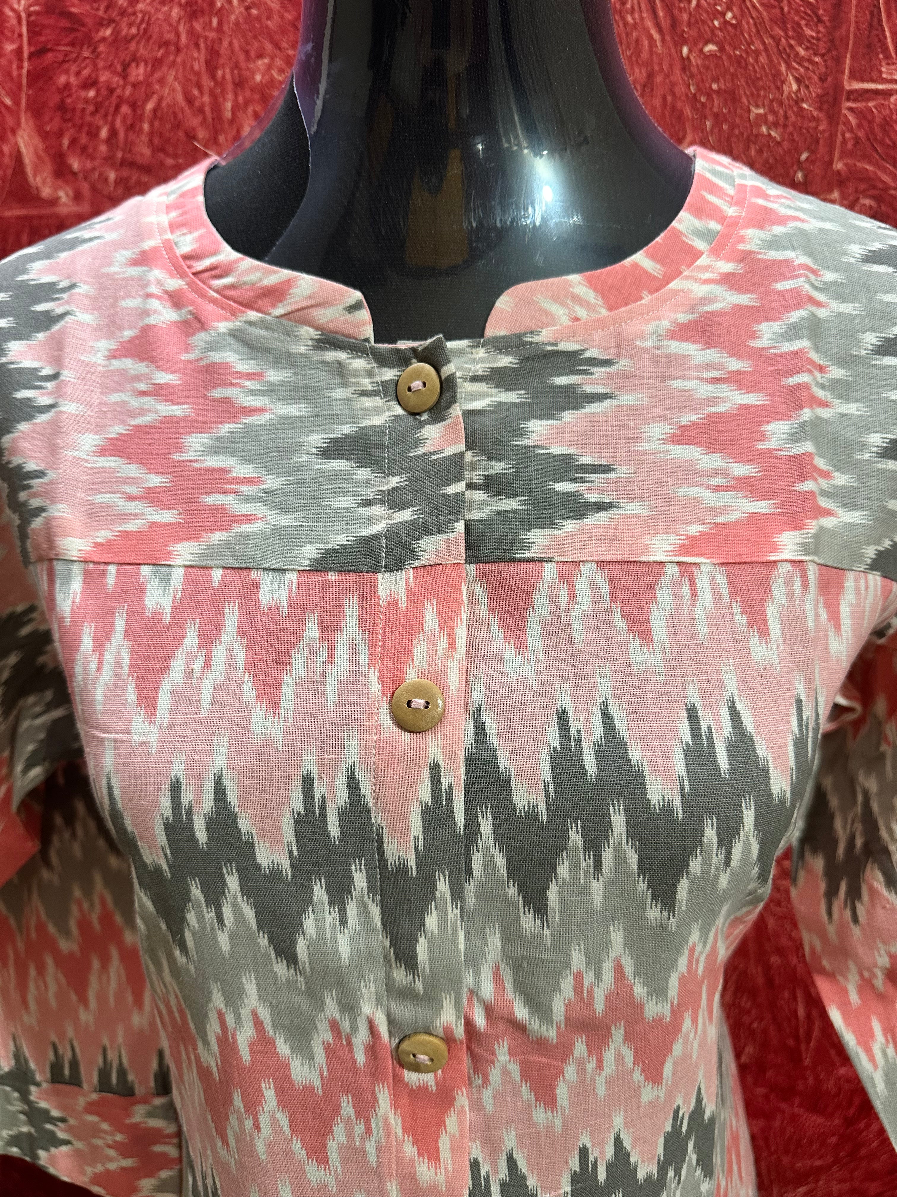 PURE COTTON A LINE KURTI - BB334