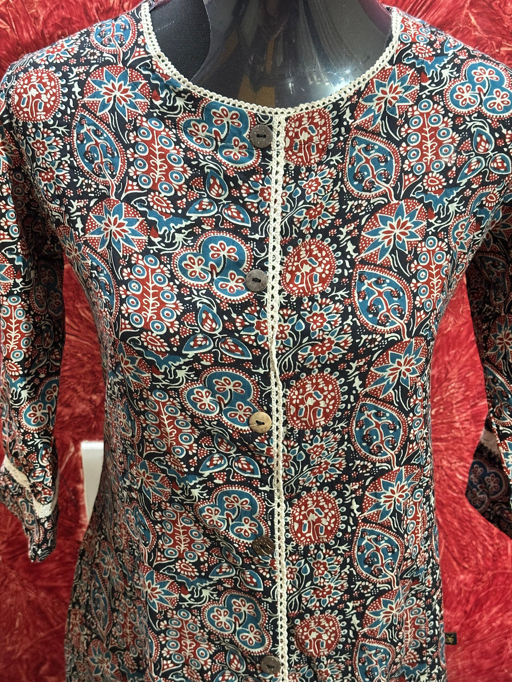 PURE COTTON A LINE KURTI
