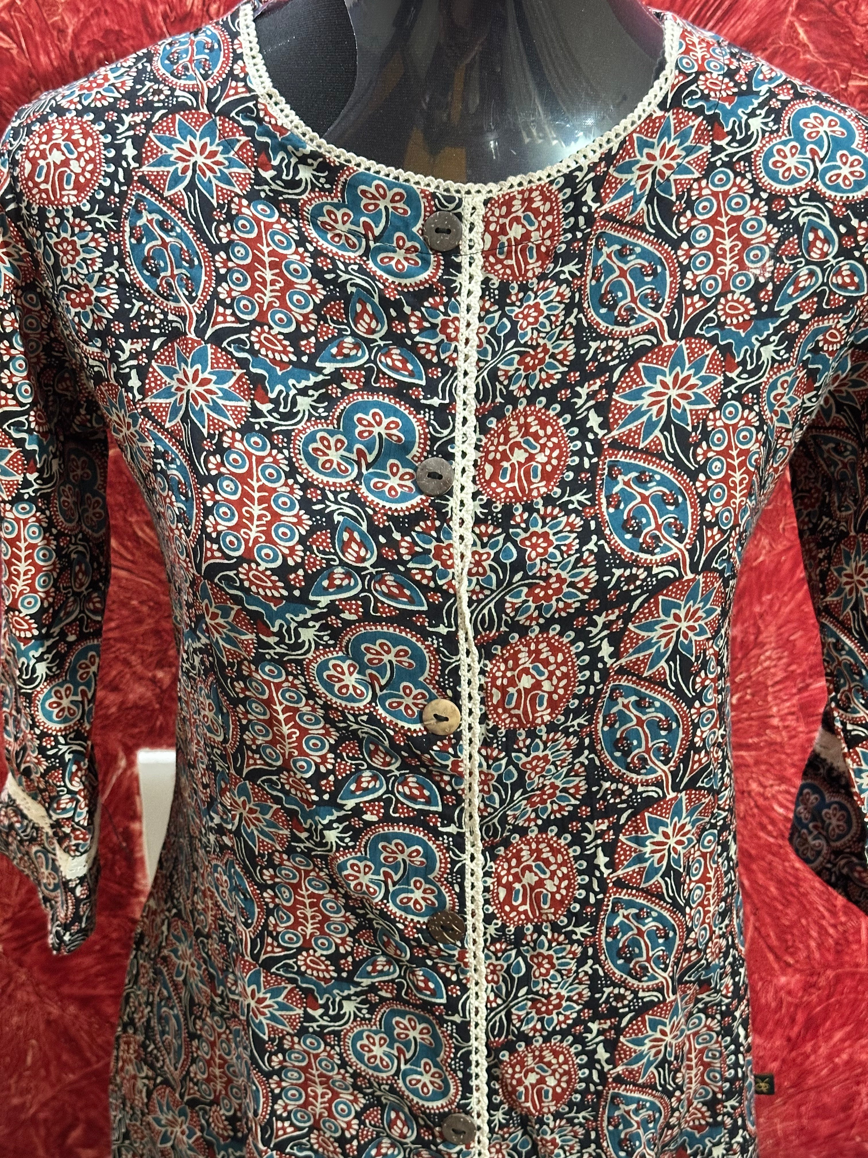 PURE COTTON A LINE KURTI
