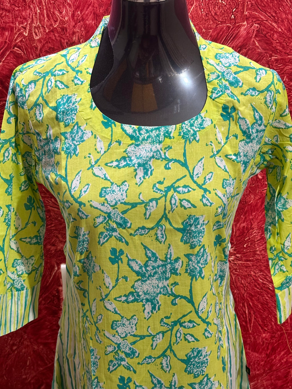 PURE COTTON A LINE KURTI