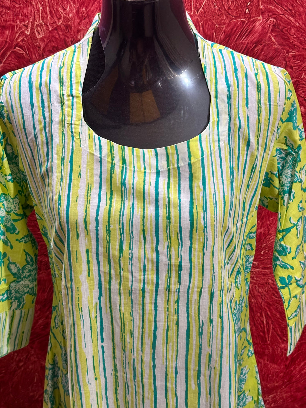 PURE COTTON A LINE KURTI - BB286