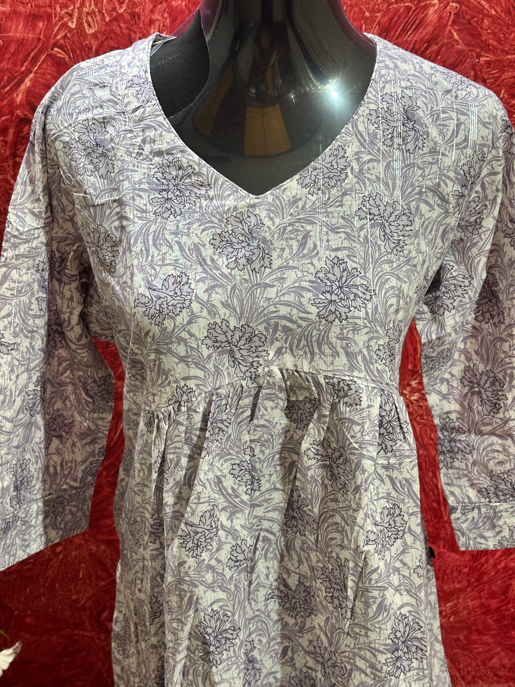 PURE COTTON ALIA CUT KURTI -BB368